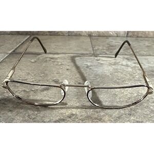 BerDel Sferoflex RANDY Gold Plated Tortoise Eyeglass Frame Italy 53-21-145 G18